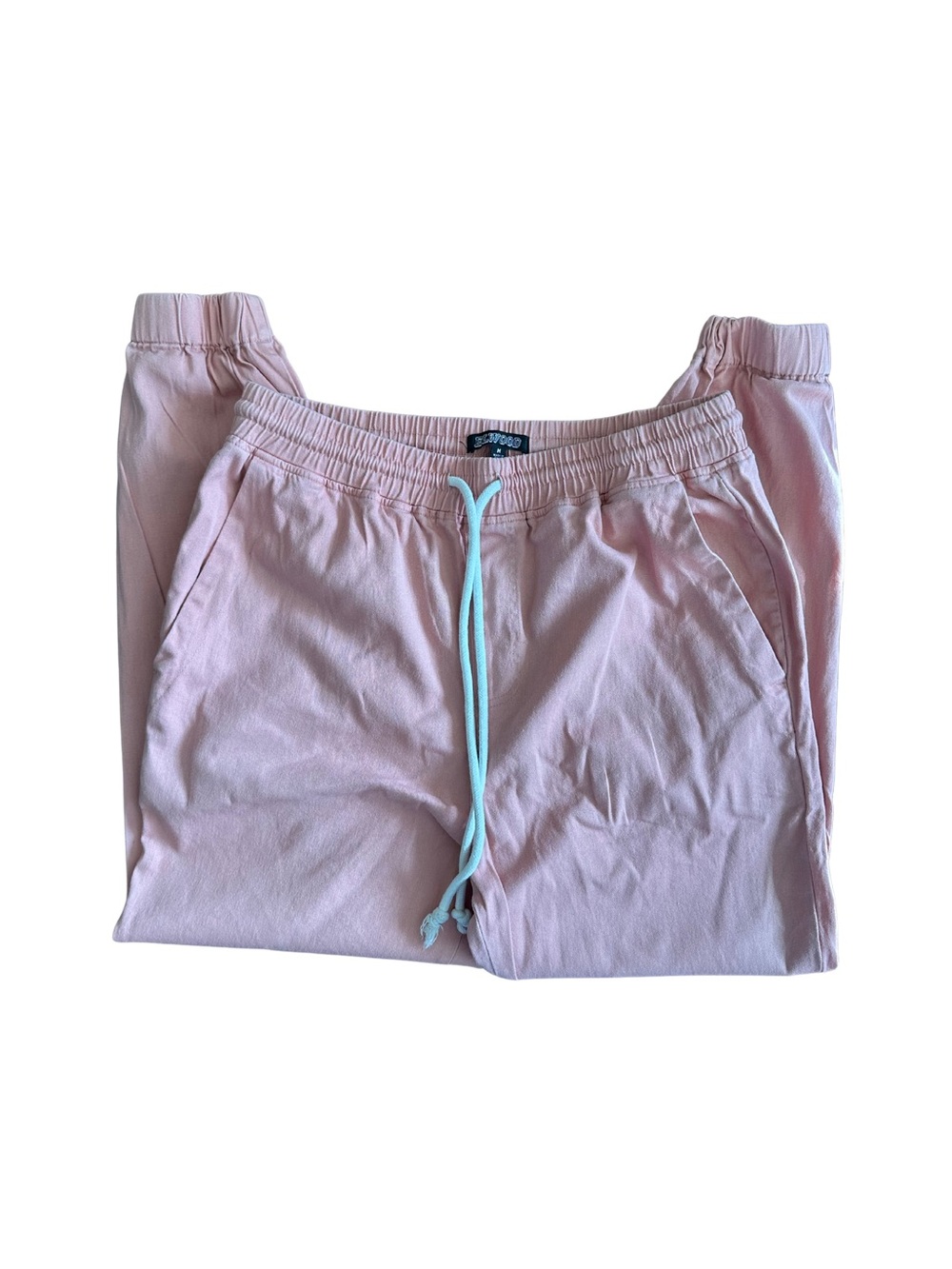 Elwood Coral Pink Jogger Bottoms with Drawstring